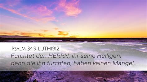 Psalm 34 9 LUTH1912 Desktop Wallpaper Fürchtet den HERRN ihr seine