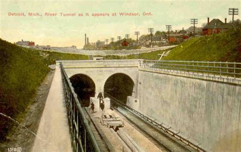 Windsor Detroit River Tunnel Global Postcard Sales