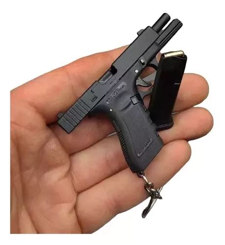 Glock Chaveiro Pistola Glock Coldre Carregador Munição