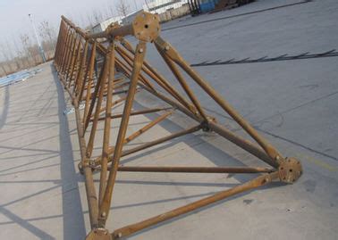 M Tubular Steel Tower For Telecommunication Legged Self