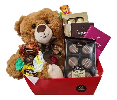 Presente Kit 10 Chocolates Urso Cacau Show Na Promoção Frete grátis