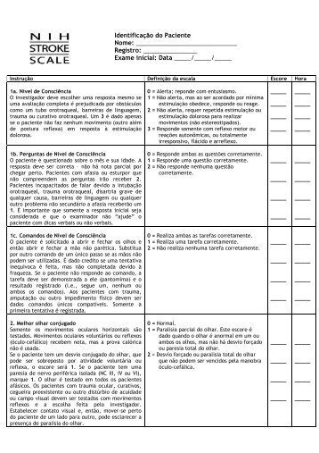 Nih Stroke Scale Card Infoupdate Org