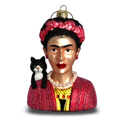 Naked Decor Exclusive Women We Admire Frida Kahlo With Tuxedo Cat