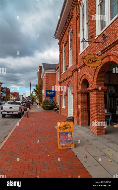 Charles Town Wv Usa November 3 2018 A Mix Of Buildings Are In The