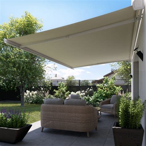 Tenda Da Sole A Bracci Estensibili Motorizzato Naterial Mod Zefir L 295 X P 2 M Beige Leroy