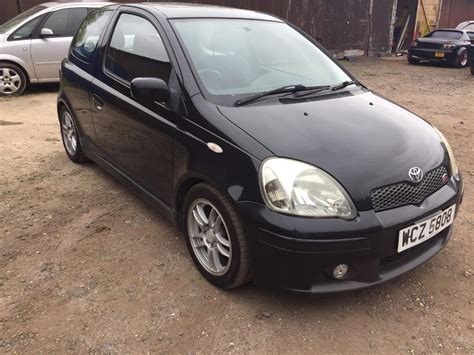 2004 Toyota Yaris T Sport 15 23door Black 11months Mot In Waltham