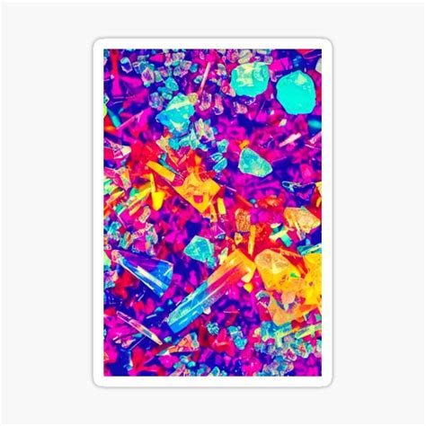 Crystal Kaleidoscope Sticker For Sale By Hankchill Redbubble