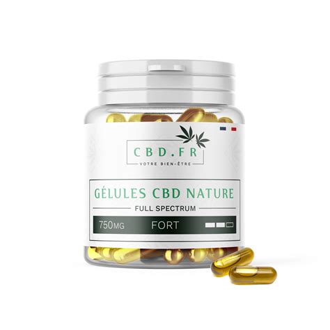 Gélules de CBD Normal Forte et Intense 100 Naturel CBD fr