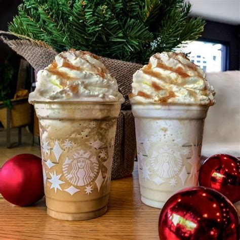 Starbucks Spiced Baked Apple Frappuccino And Spiced Baked Apple Cream