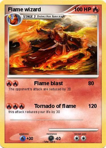 Pokémon Flame Wizard Flame Blast My Pokemon Card