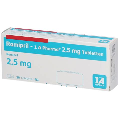 Ramipril A Pharma Mg St Mit Dem E Rezept Kaufen Shop Apotheke