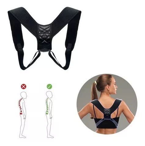 Corrector Postura Espalda Ajustable Faja Alivia Dolor Unisex