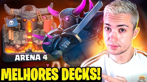 MELHORES DECKS PARA SAIR DA ARENA 4 EM 2022 PARQUINHO DA PEKKA YouTube