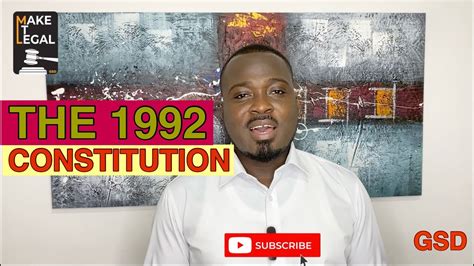 What You Need To Know About The 1992 Constitution Of Ghana YouTube