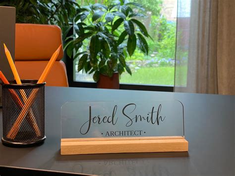 Custom Desk Sign Desk Sign Office Desk Sign Desk Name Etsy