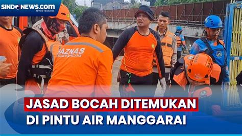 Jasad Bocah Ditemukan Di Pintu Air Manggarai Usai Tenggelam Di Sungai