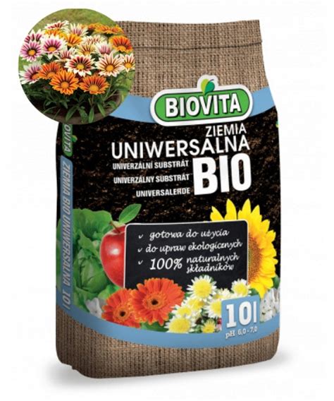 Biovita Ziema Podłoże BIO Uniwersalna 10L Biovita torf nawóz