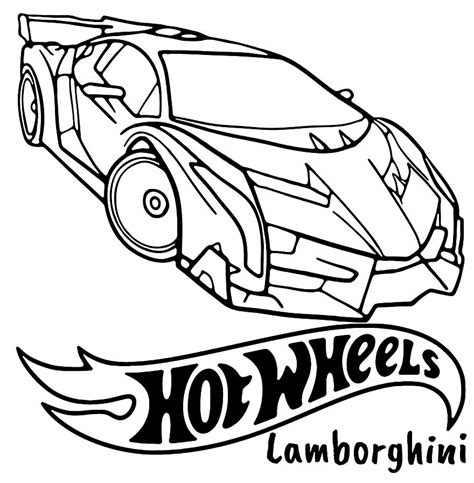 Desenho e Imagem Hot Wheels Corrida para Colorir e Imprimir Grátis para Adultos e Crianças