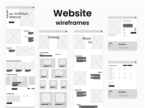 A Wireframe Design For Your Website Or Mobile App Ux Figma Upwork