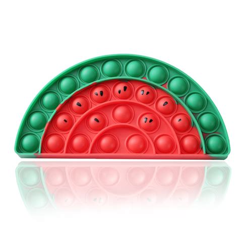 Pop It Sensory Fidget Toy For Anxiety And Adhd Relief Watermelon