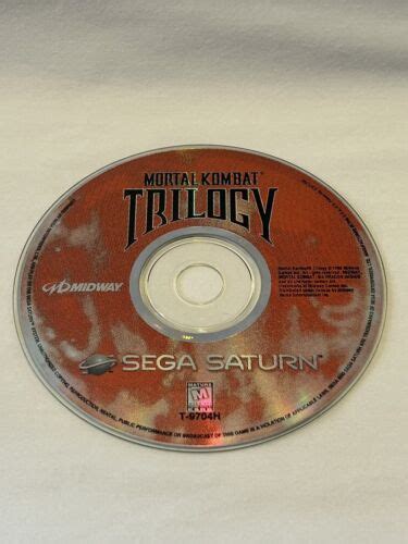 Mortal Kombat Trilogy Sega Saturn Disc Only Tested