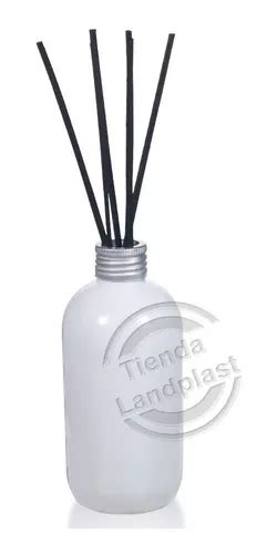 Envase Plastico Pet Lyon 250cc Blanco Con Difusor Y Varillas