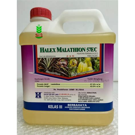 4L Halex Malathion 57EC Malaxion 57 Sesuai Untuk Koya Lalat Buah