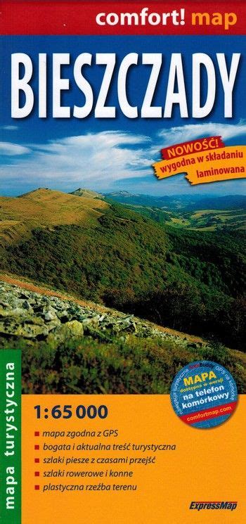 Bieszczady Mapa Turystyczna Laminowana Ex Map Oficjalne