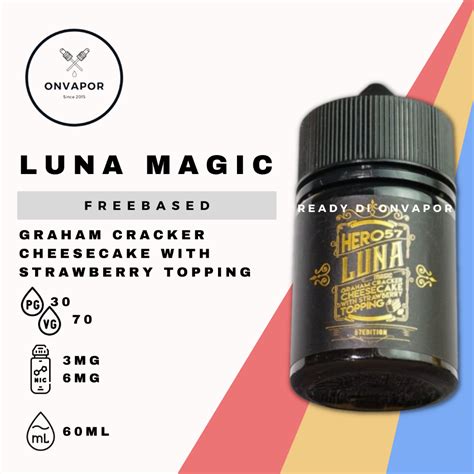 Jual Luna Magic Graham Cracker Cheesecake With Strawberry Toppings Ml