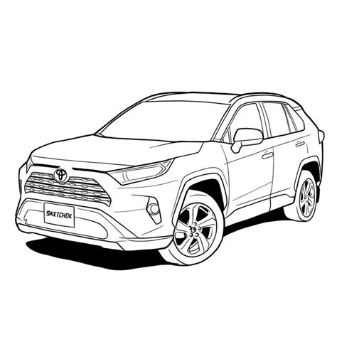 How To Draw Toyota Rav