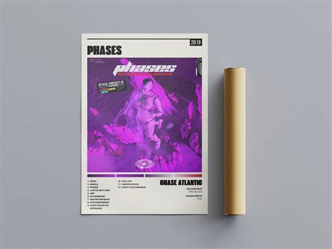 Chase Atlantic Poster Phases Poster Chase Atlantic Phases Etsy