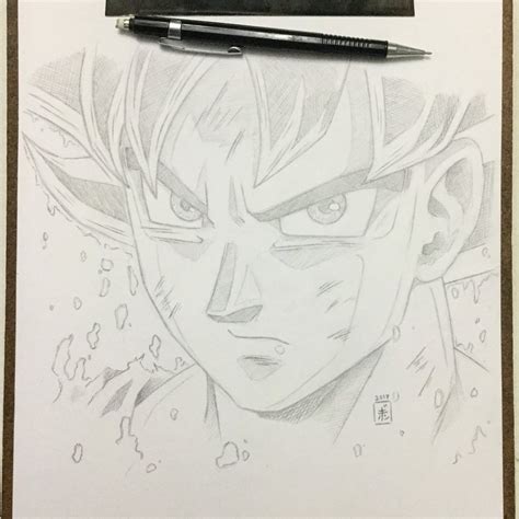 Goku Drawing Easy at PaintingValley.com | Explore collection of Goku ...