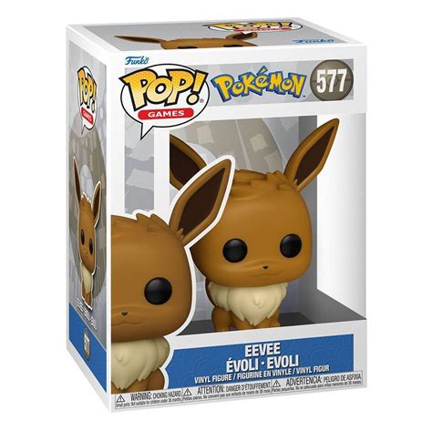 Funko POP Games Pokemon Evoli Eevee Vinyl Figur 9 Cm