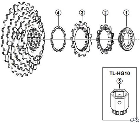 Shimano CS Cassette / Zahnkranz CS-HG30-Kassettenzahnkranz 7-fach / ac ...