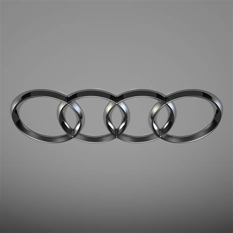 Audi Logo 3D Model – Buy Audi Logo 3D Model | FlatPyramid