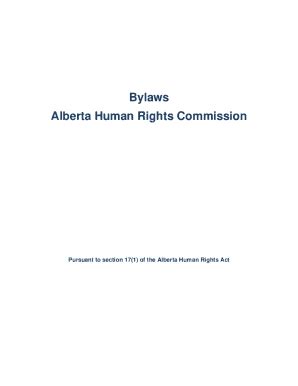 Fillable Online Alberta Human Rights Act Queen S Printer Bookstore