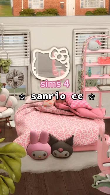 Sims 4 Sanrio CC | @soapieer on TikTok | Sims 4 anime, Sims 4, Sims