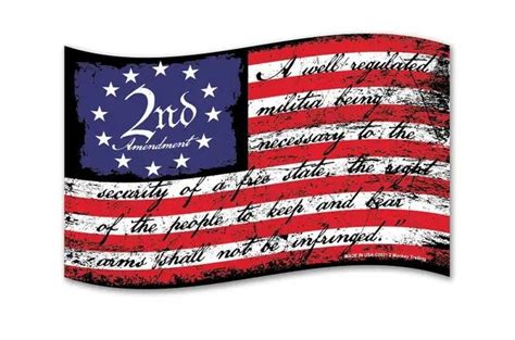 Second Amendment Flag Decal - Liberty Flag & Specialty