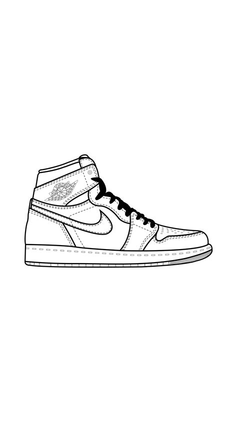 Download Pure White Cartoon Nike Shoes Wallpaper | Wallpapers.com