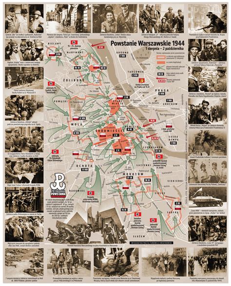 Infografika Powstanie Warszawskie 1944 Sieradz Praga Pl