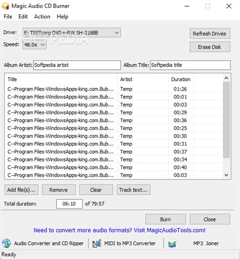 Magic Audio Cd Burner Download Free Windows 143 Softpedia