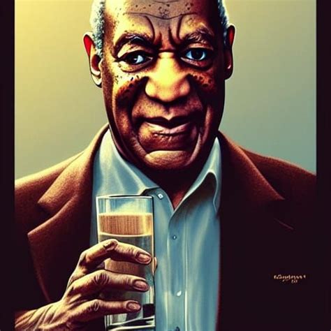 Bill Cosby Holding A Glass Of Water Ai Generated Artwork Nightcafe Creator