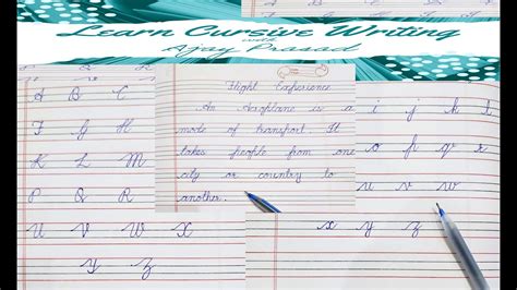 Cursive Writing A To Z For Beginners Basic Strokes And Shapes