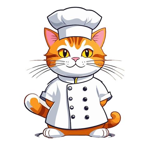 Premium Vector Vector Of A Chef Cat