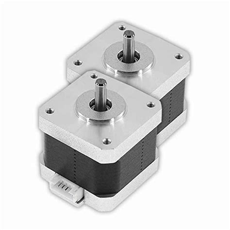 Unique India 2 Pcs Nema 17 4 Kg Cm Bipolar Stepper Motor 10mm Shaft For