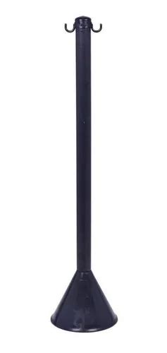 Pedestal Plástico Para Corrente 90 Cm Preto Plastcor Parcelamento sem