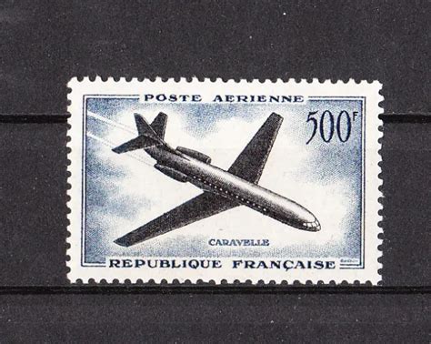 TIMBRE FRANCE POSTE aérienne prototype Caravelle num PA 36 EUR 7 00