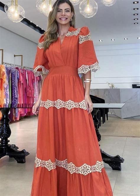 Sim Voc Pode Usar Vestidos Longos No Dia A Dia Casual Maxi Dress