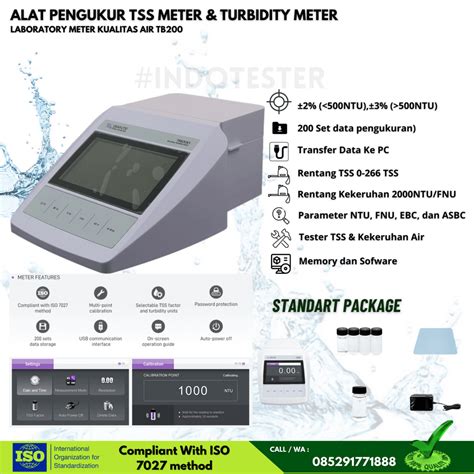 Alat Ukur Tss Total Suspended Solid Tb Turbidity