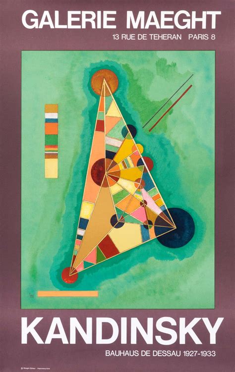 After Wassily Kandinsky Kandinsky Bauhaus De Dessau 1927 1933